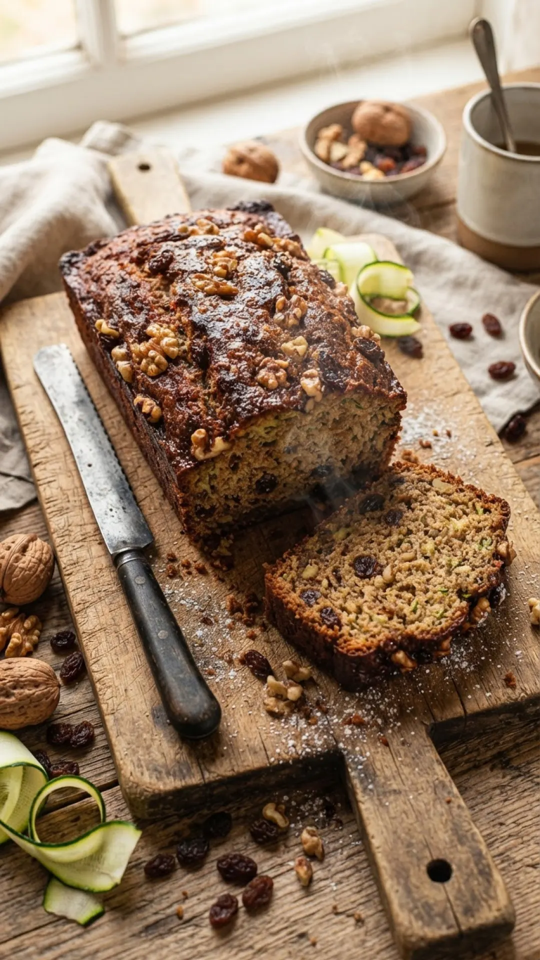 Classic Moist Zucchini Bread Preparation