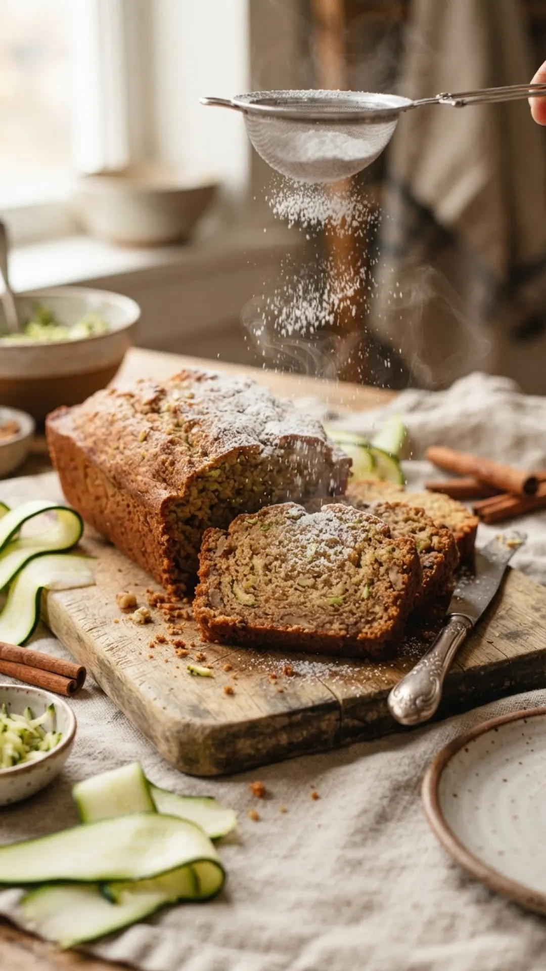 Classic Moist Zucchini Bread Preparation
