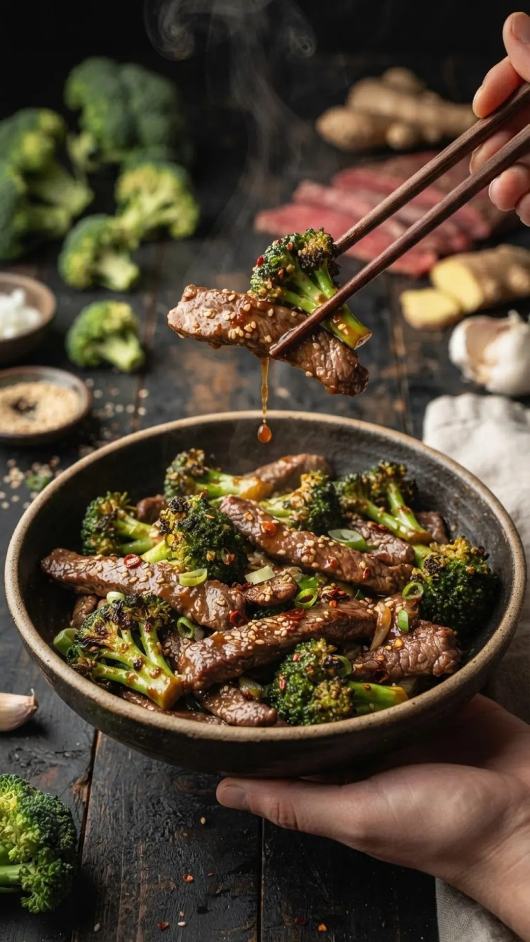 Classic Restaurant-Style Broccoli Beef Recipe Preparation