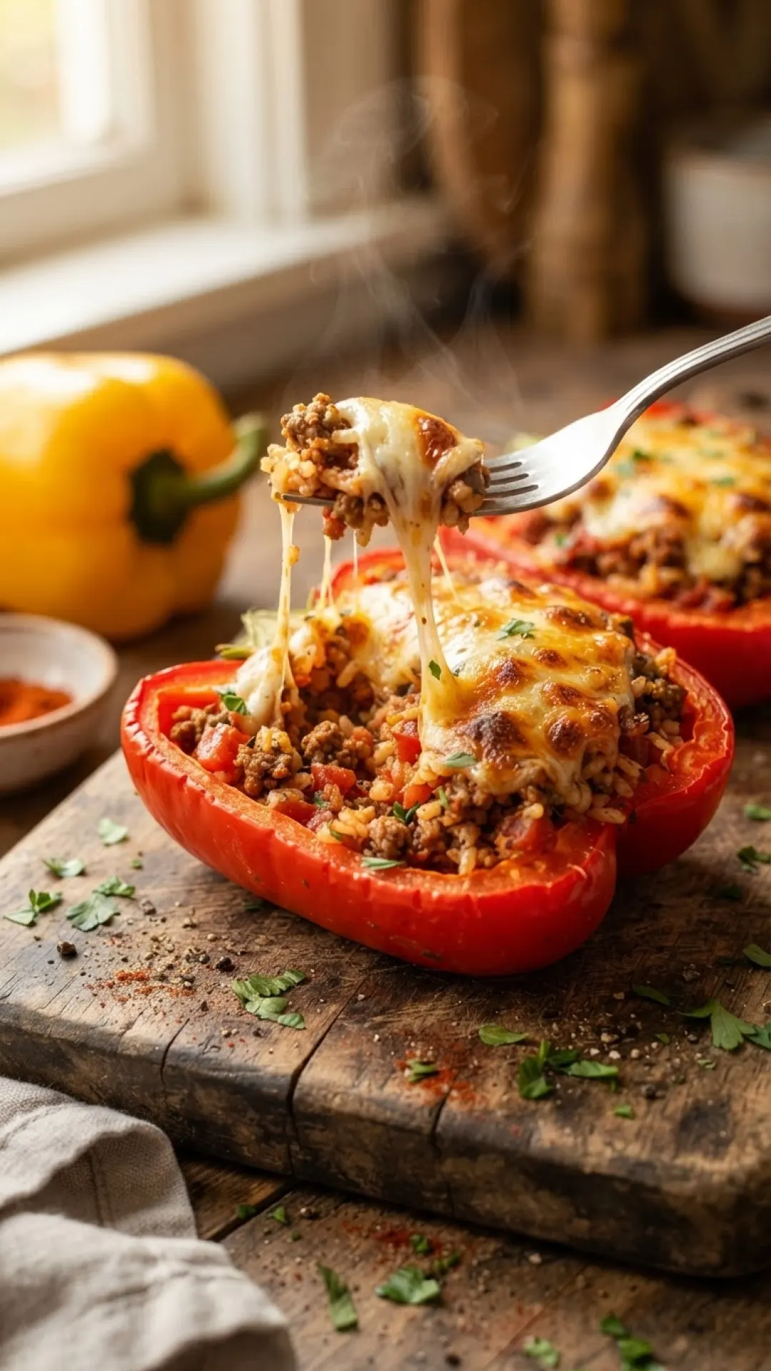 Classic Stuffed Peppers Recipe Preparation