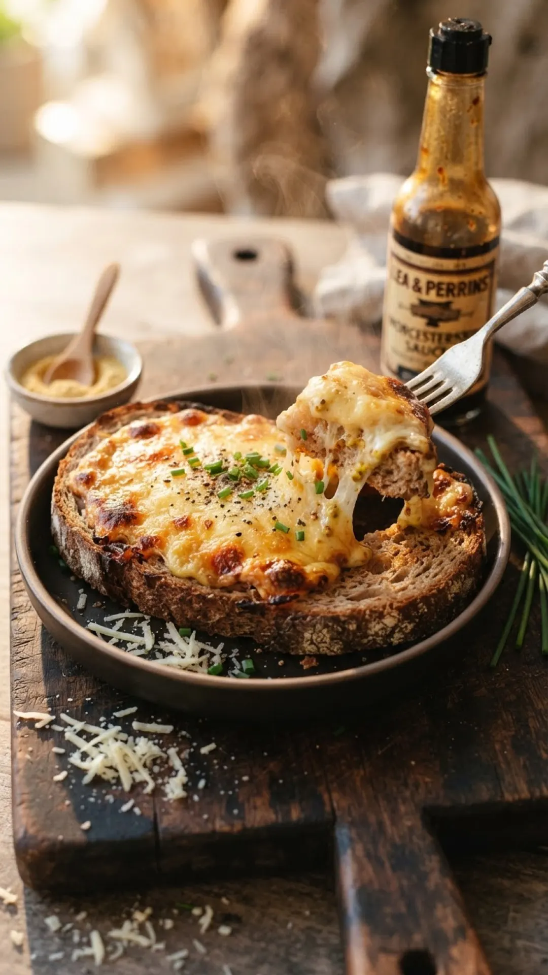 Classic Welsh Rarebit Preparation