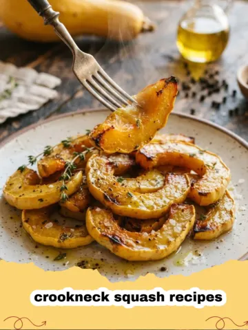 Golden Harvest: My Grandma's Creamy Roasted Crookneck Squash with Herbs