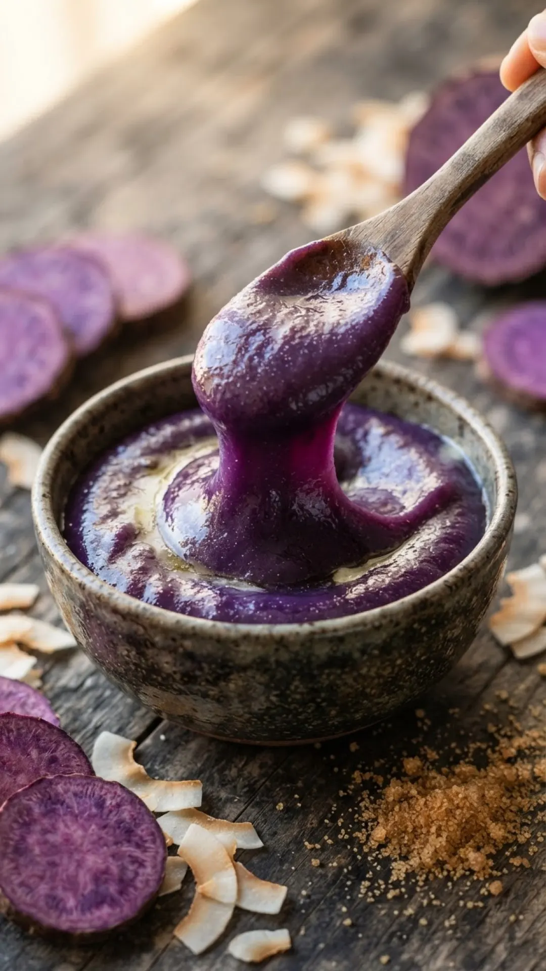 Creamy Ube Halaya (Purple Yam Jam) Preparation