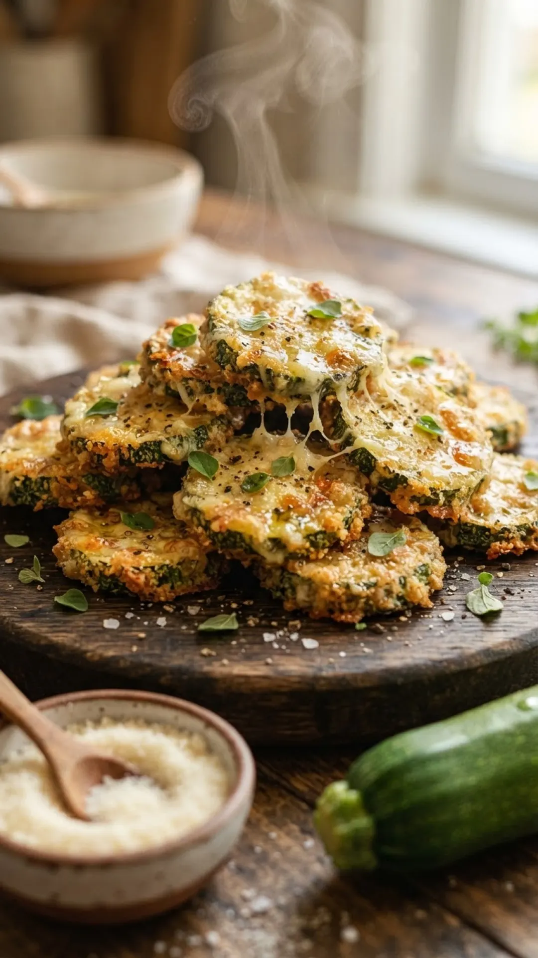 Crispy Air Fryer Zucchini Bites Preparation