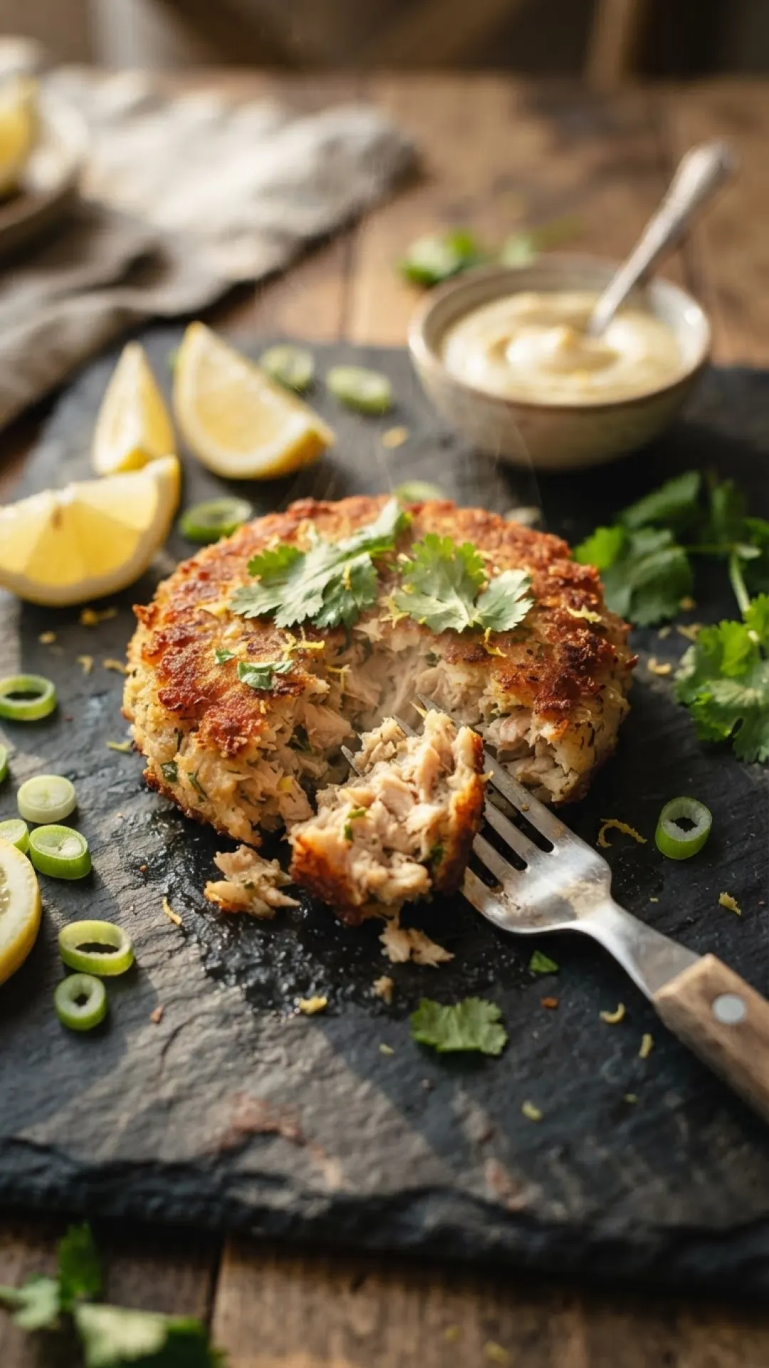 Crispy & Flavorful Tuna Patties Preparation