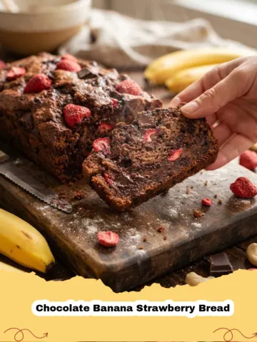 The Ultimate Indulgence: Chocolate Banana Strawberry Bread
