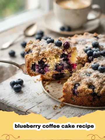 The Ultimate Old-Fashioned Blueberry Coffee Cake Recipe with Crumb Topping