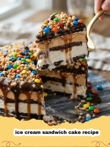 The Easiest No-Bake Ice Cream Sandwich Cake You'll Ever Make!