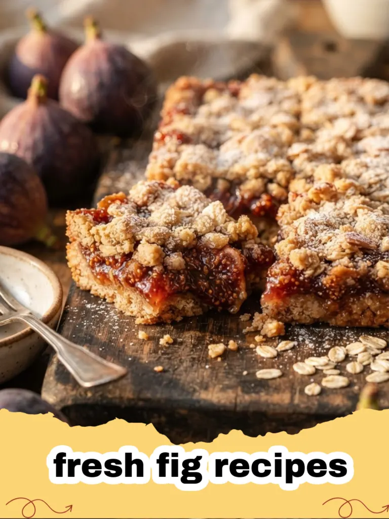 fresh fig recipes - A beautifully sliced fresh fig tart with a honey-almond crust, garnished with fresh mint.