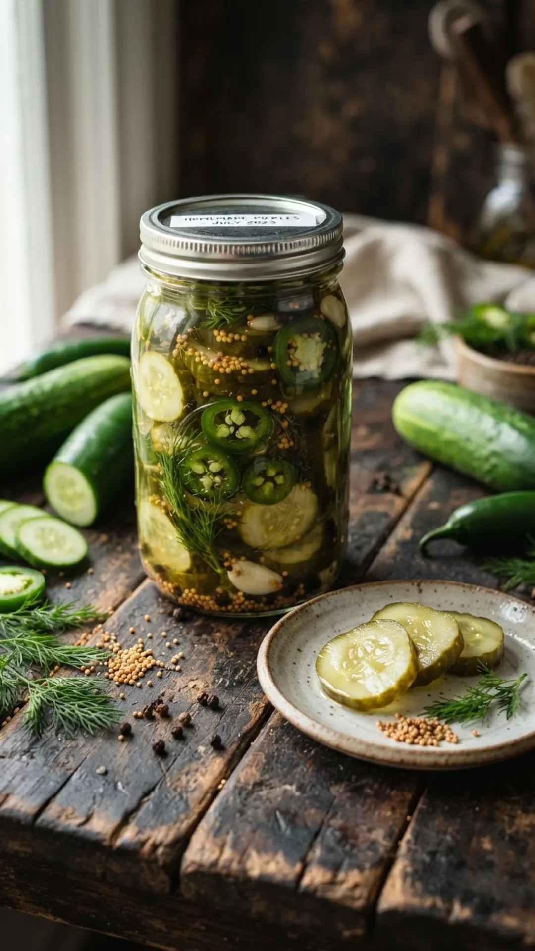 Easiest & Most Flavorful Pickled Cucumbers Preparation