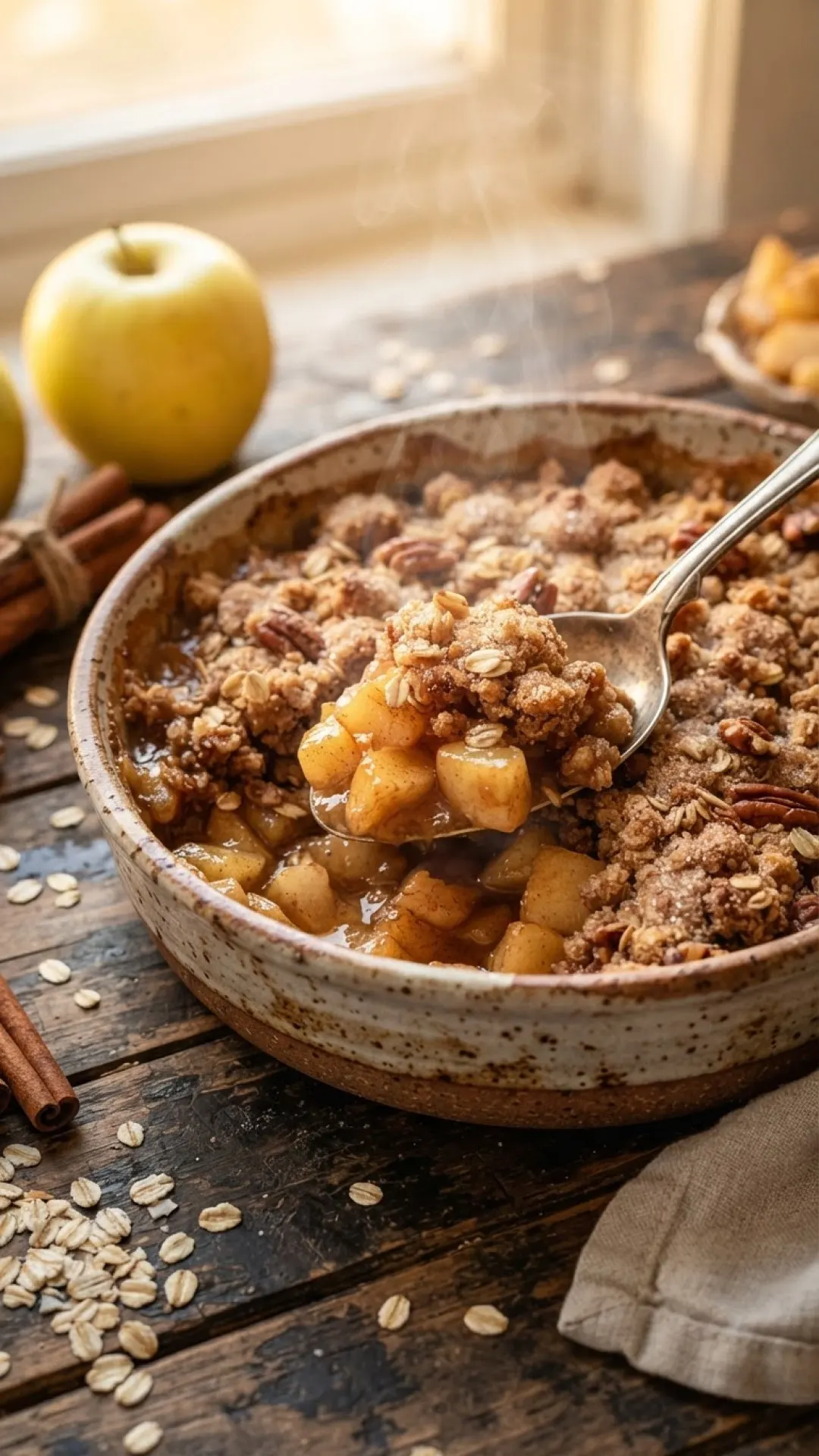 Easy Apple Crisp Preparation