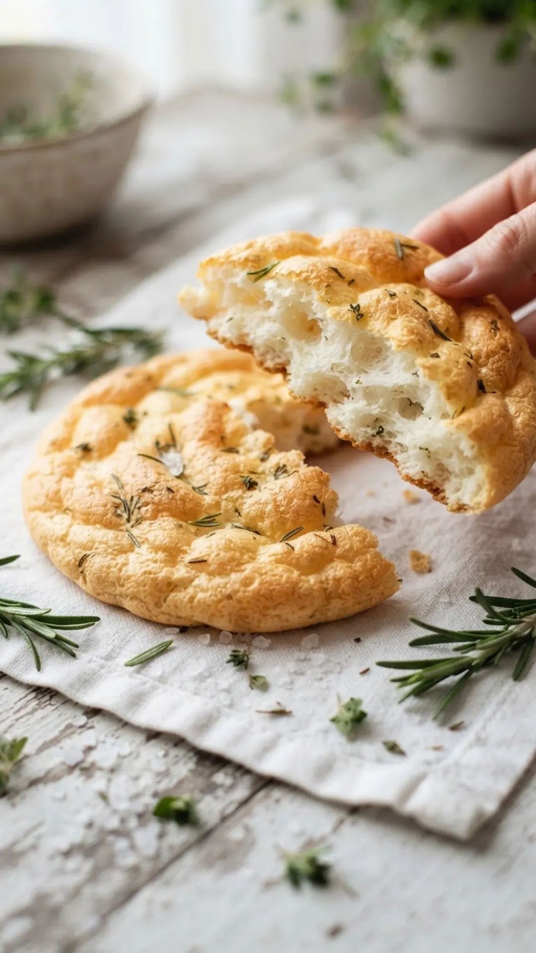 Fluffy Cloud Bread (Low-Carb & Gluten-Free) Preparation