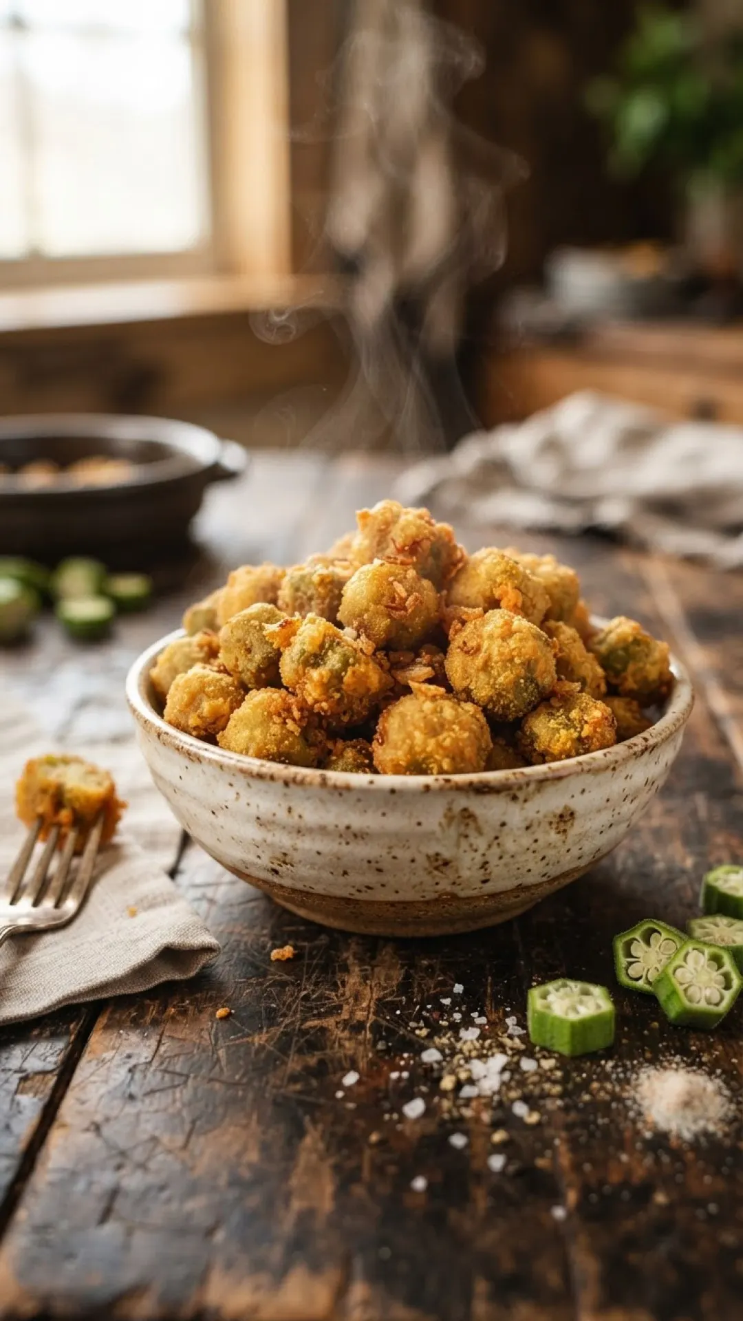 Grandma's Legendary Southern Fried Okra Preparation