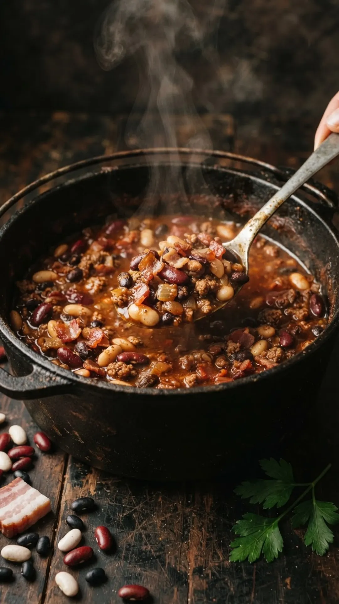 Hearty Cowboy Beans Preparation