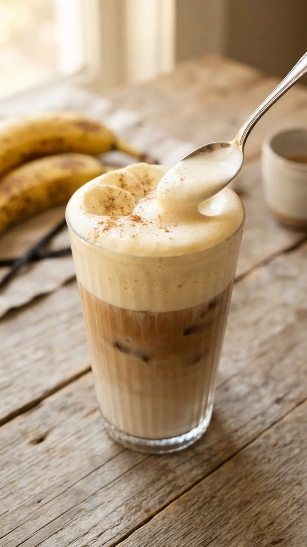Heavenly Homemade Banana Cold Foam Preparation
