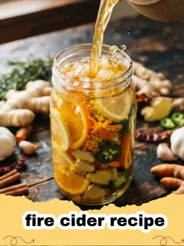 Embrace Wellness with Our Zesty Homemade Fire Cider Recipe: A Traditional Herbal Tonic