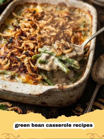 The Ultimate Creamy Green Bean Casserole with a Crispy Twist