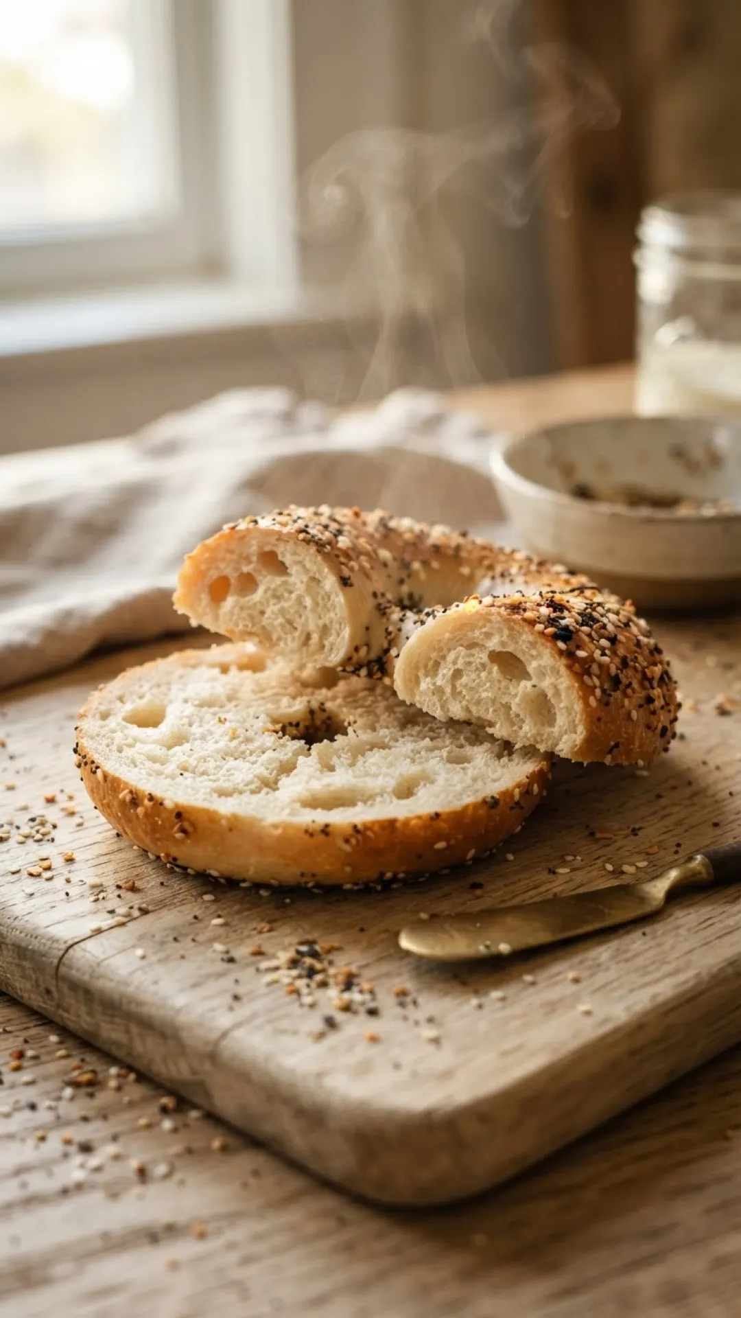 Homemade High-Protein Bagels Preparation