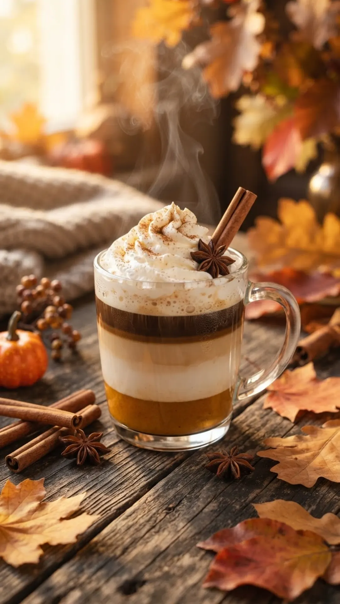 Homemade Pumpkin Spice Latte Preparation