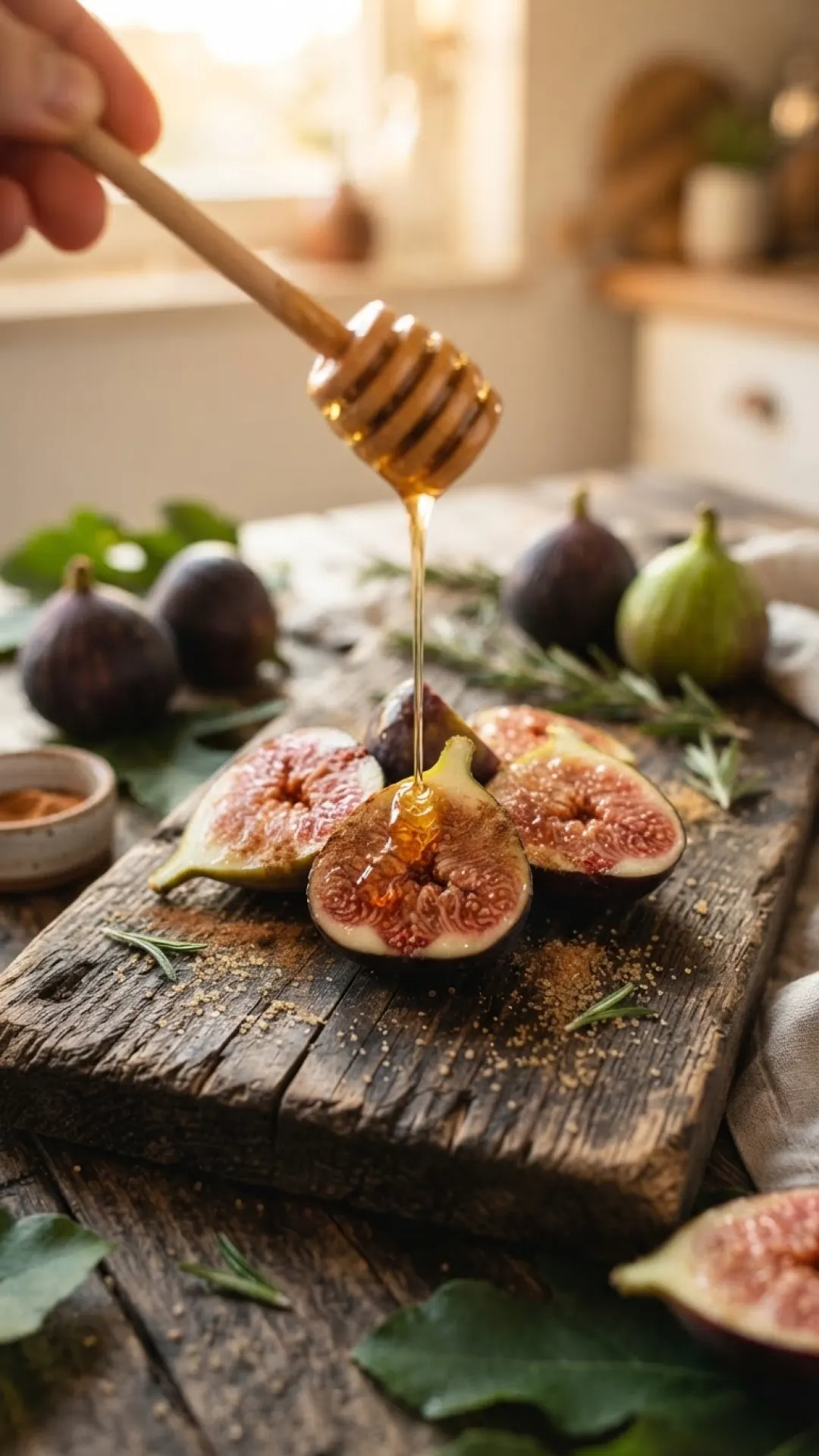 Honey-Roasted Fresh Figs with Goat Cheese Preparation