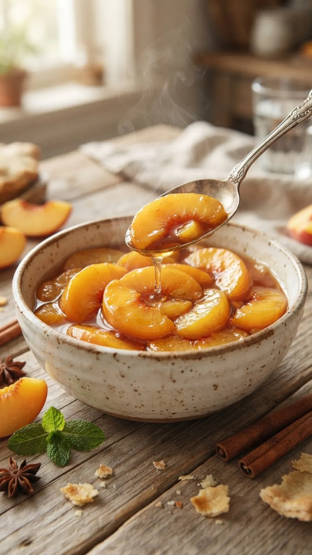 Luscious Homemade Peach Pie Filling Preparation
