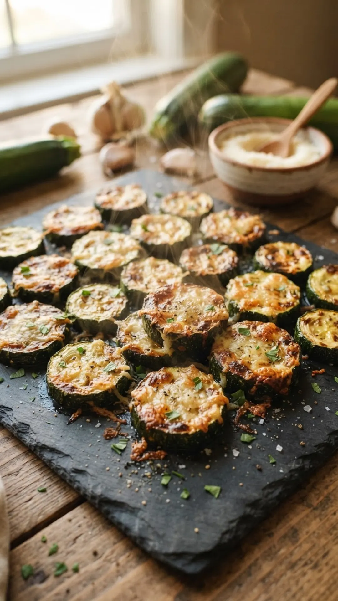 Perfect Roasted Zucchini with Garlic & Herbs Preparation