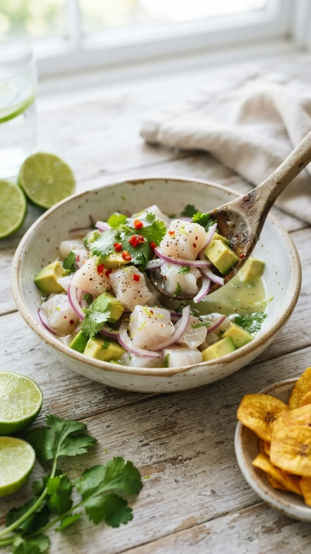 Peruvian-Style Ceviche Preparation