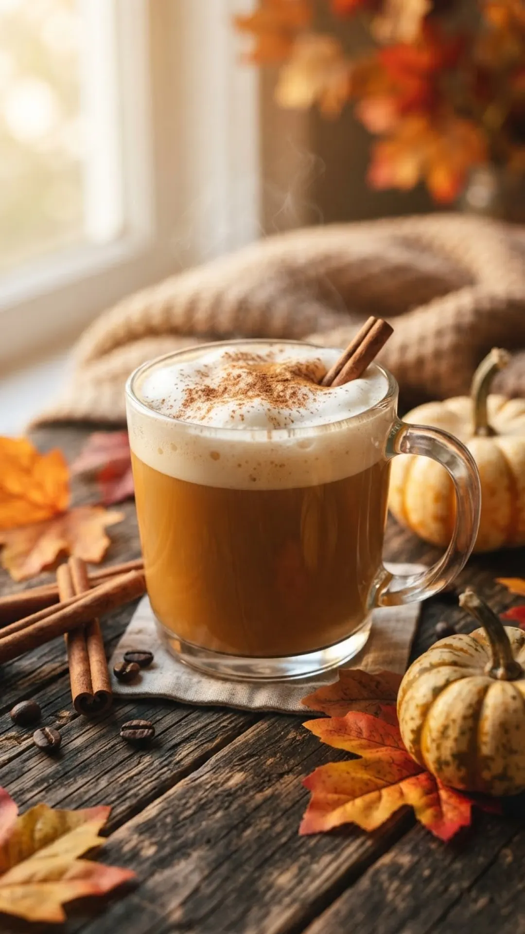 Pumpkin Protein Latte Preparation