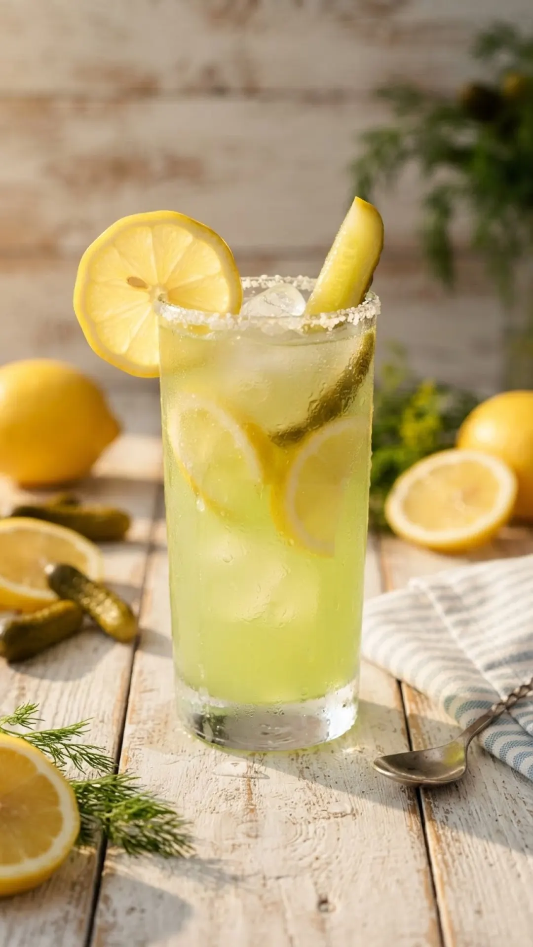 Refreshing Pickle Lemonade Preparation