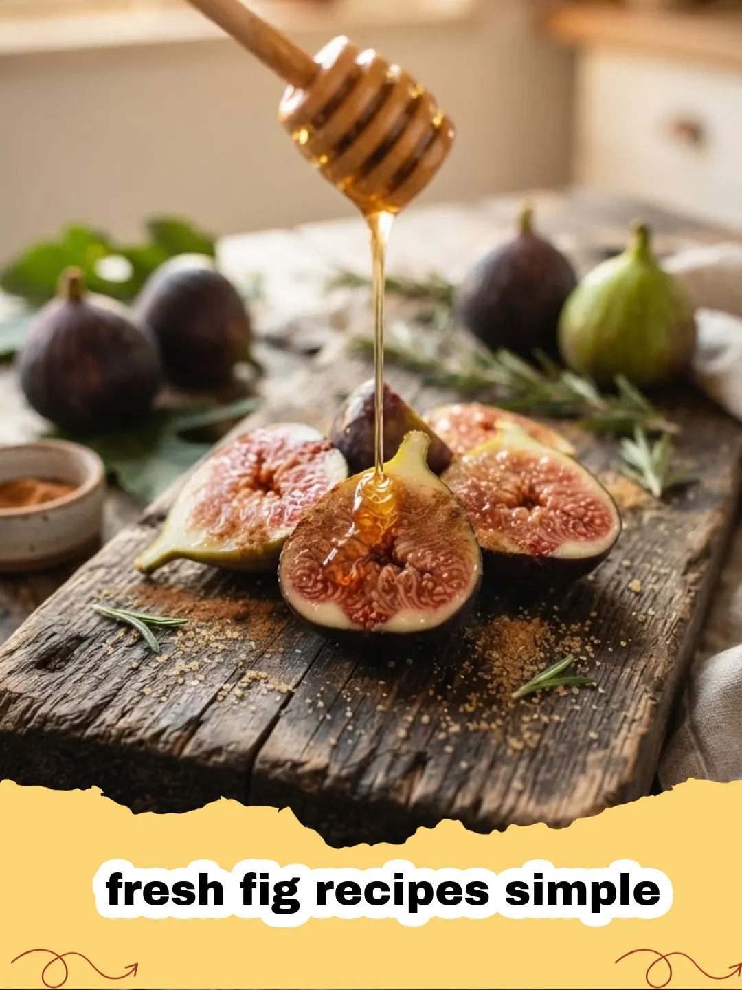 fresh fig recipes simple - Roasted fresh figs stuffed with white goat cheese and drizzled with honey on a baking sheet.