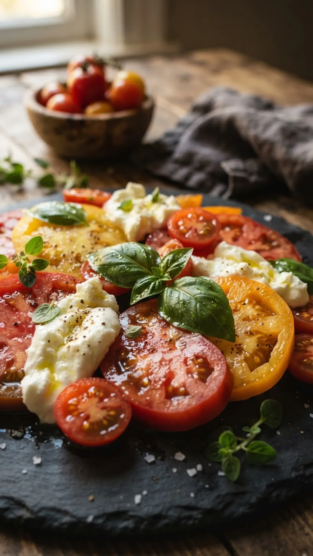 Rustic Roasted Tomato and Garlic Pasta Preparation