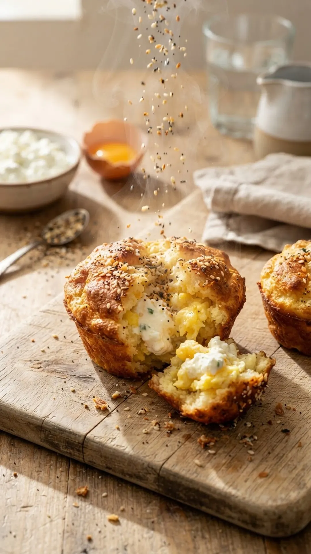 Savory Cottage Cheese Power Bowl Preparation