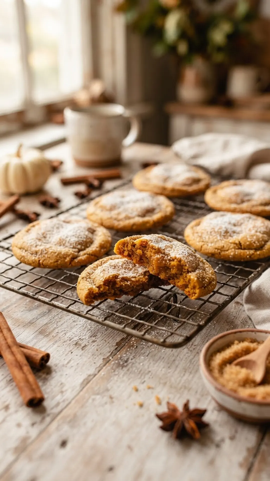 Soft & Chewy Pumpkin Cookies with Brown Butter Glaze Preparation