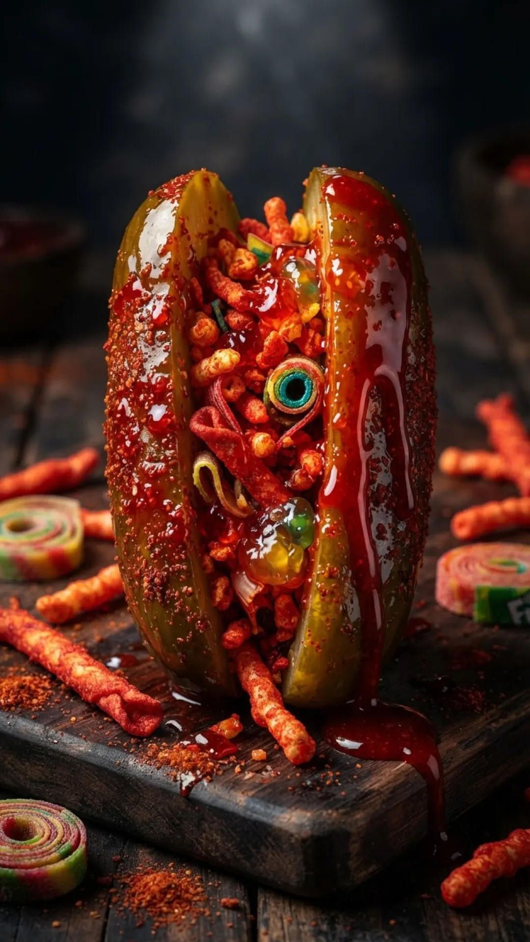 Spicy, Tangy Chamoy Pickle: The Ultimate Viral Snack! Preparation