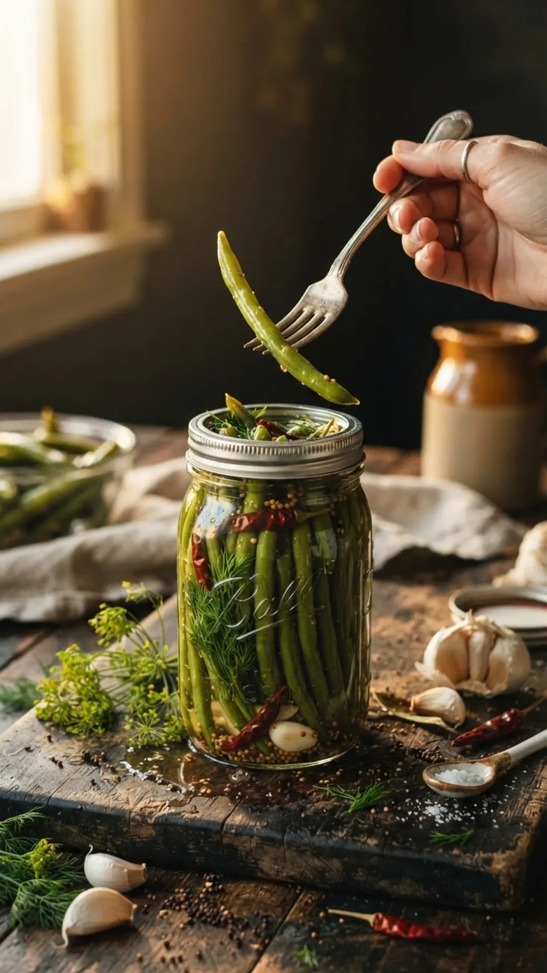 The Best Homemade Pickled Green Beans Preparation