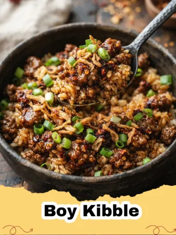 The Ultimate Comfort Food: Hearty One-Pan 'Boy Kibble' for Hungry Crowds