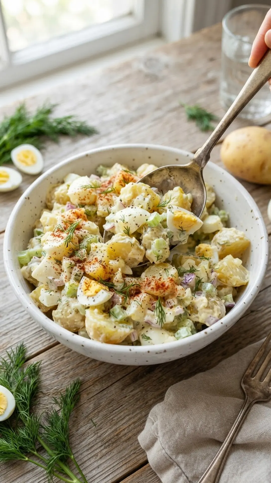 The Ultimate Creamy & Tangy Potato Salad Preparation