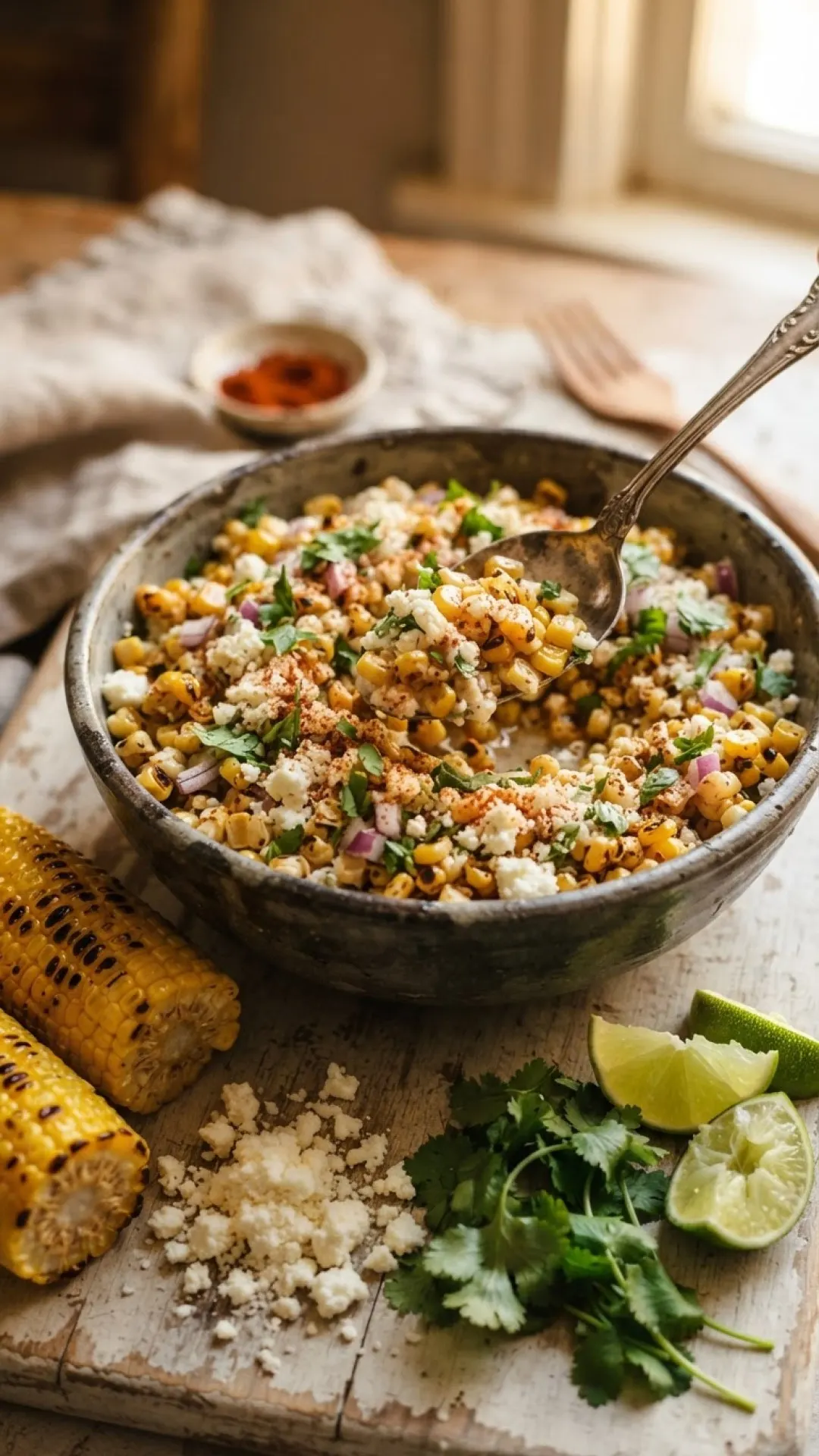 The Ultimate Elote Corn Salad Preparation