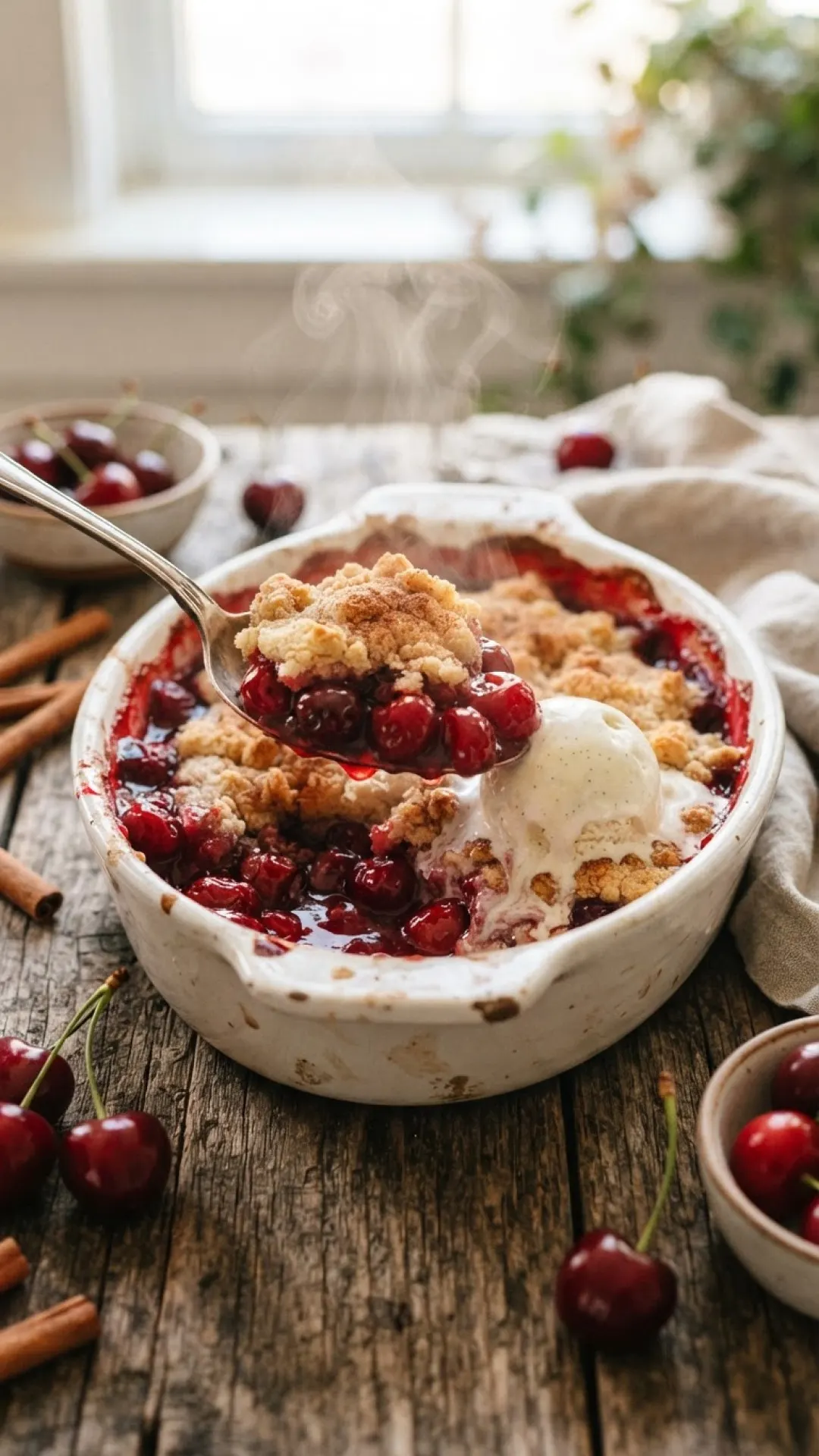 The Ultimate Homemade Cherry Cobbler Preparation