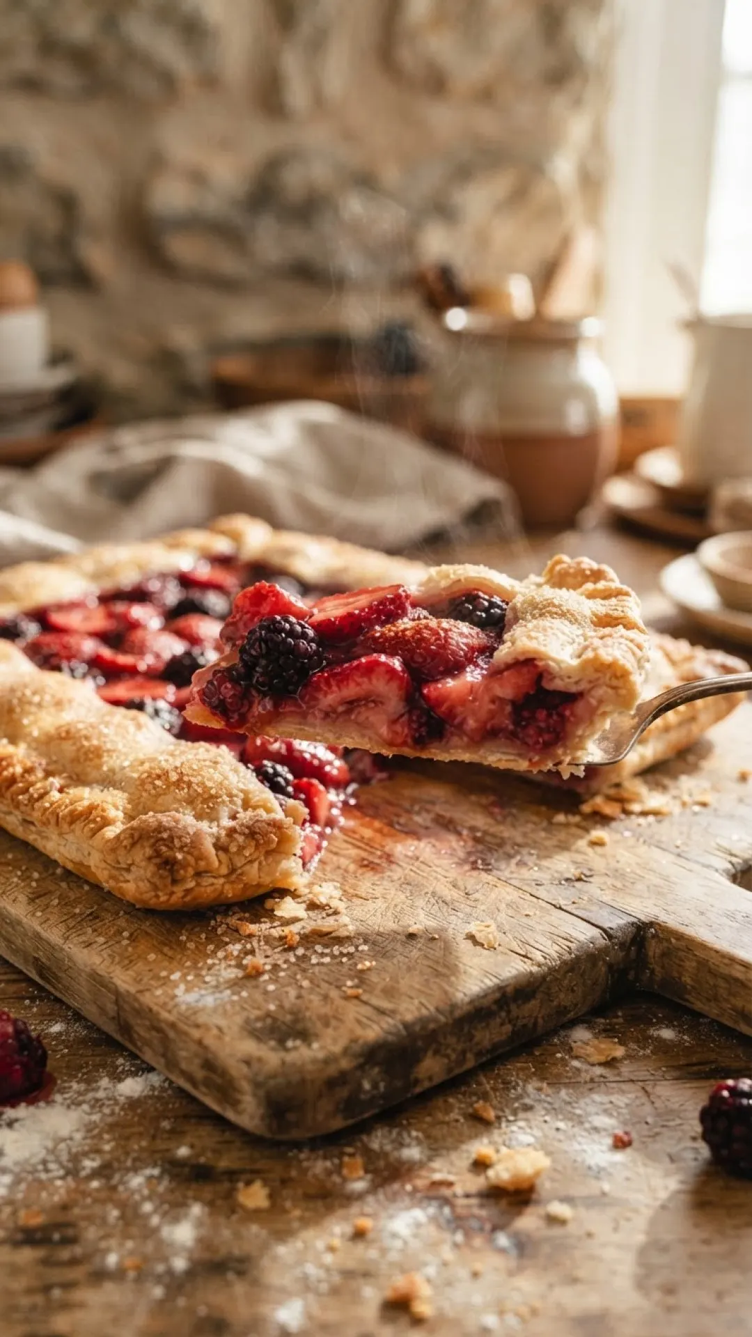 The Ultimate Summer Berry Slab Pie Preparation