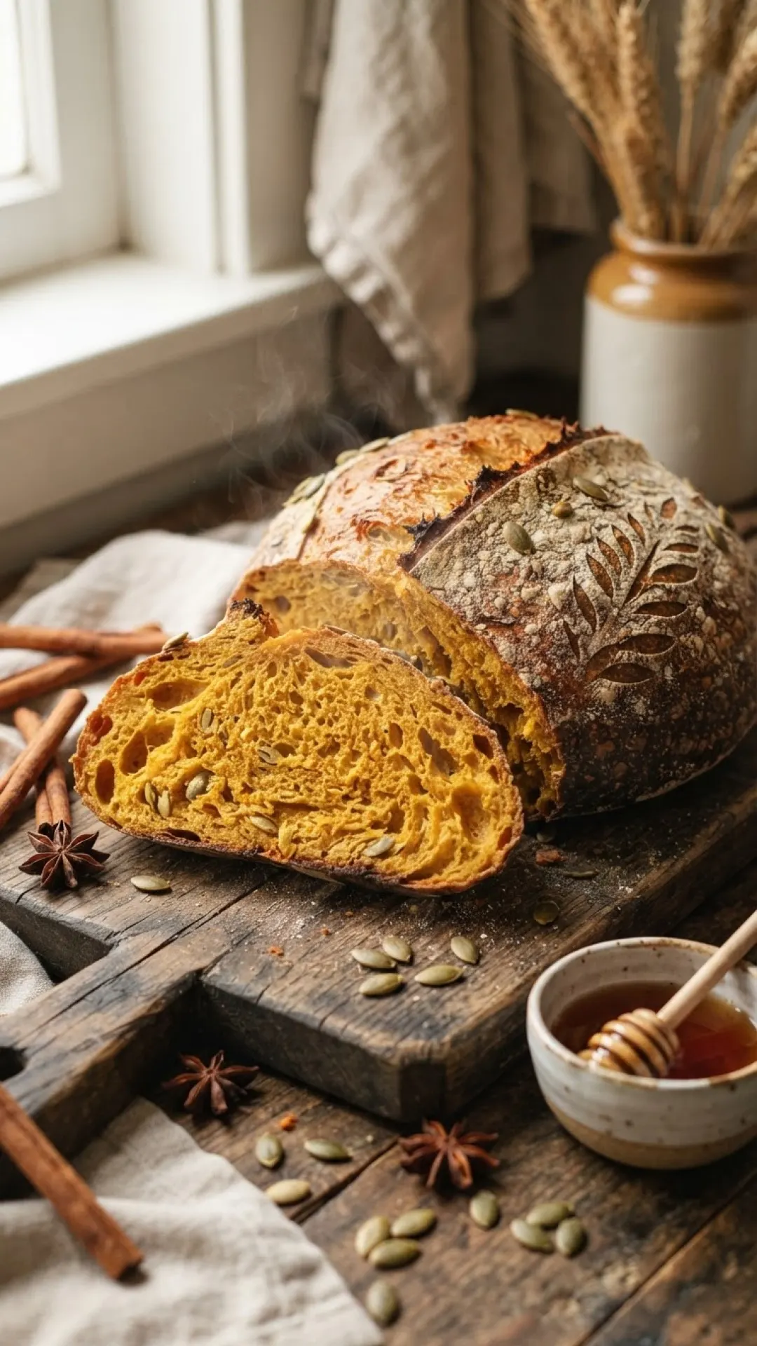 Ultimate Autumn Pumpkin Sourdough Loaf Preparation