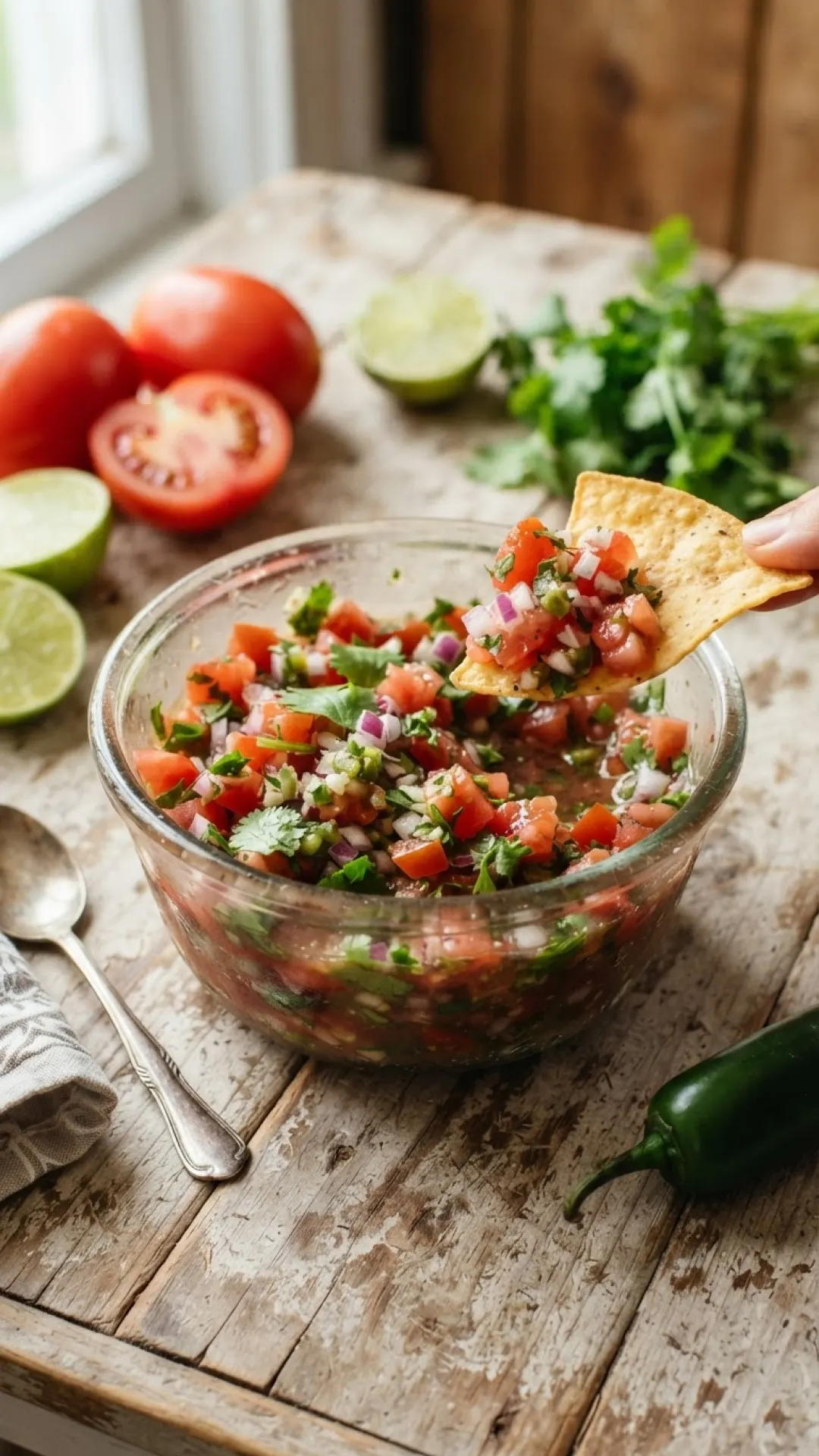 Ultimate Fresh Homemade Salsa Preparation