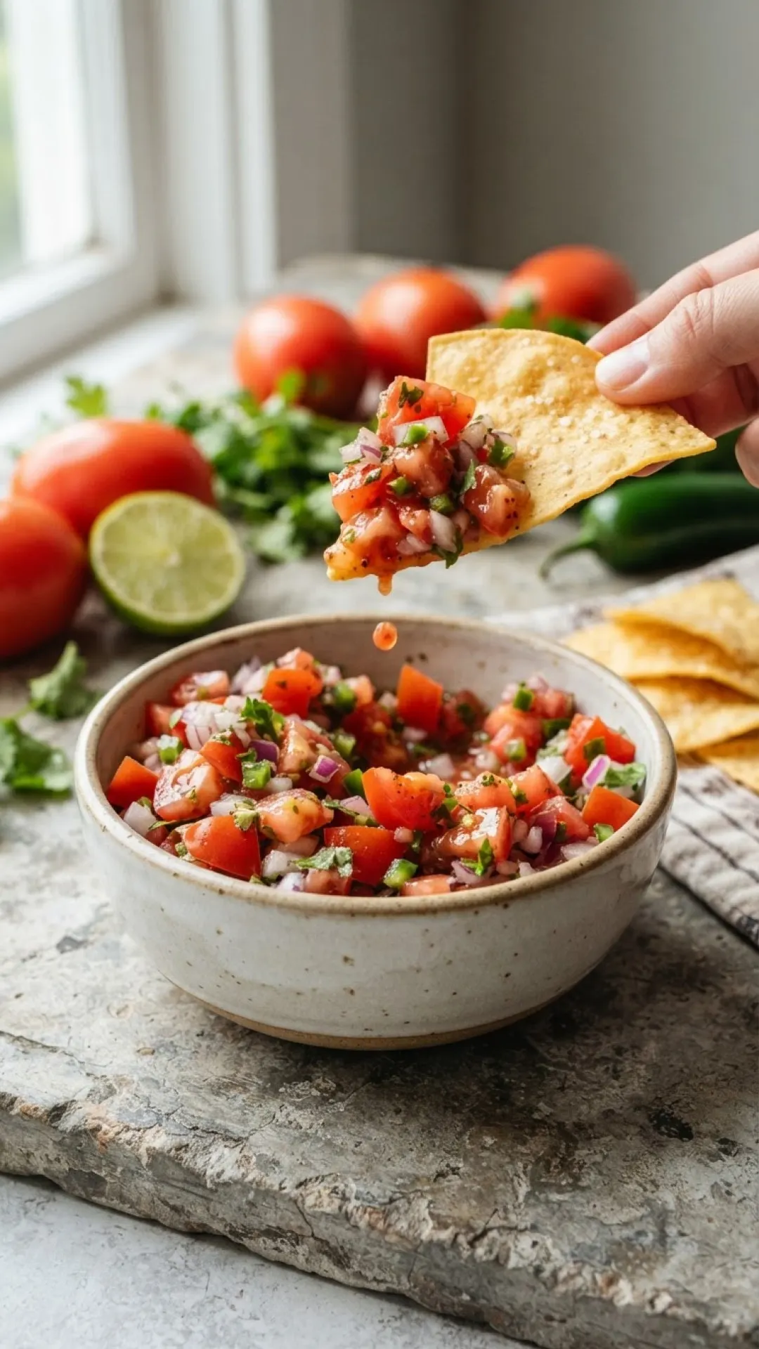 Ultimate Fresh Salsa Recipe (Pico de Gallo) Preparation