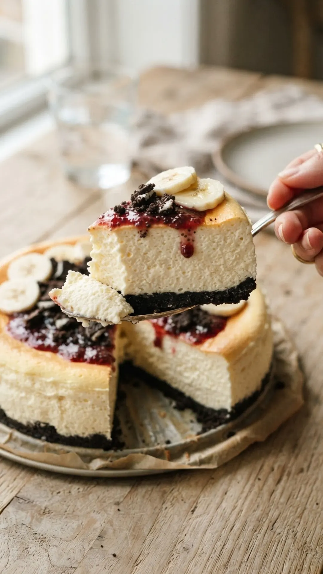 Viral Japanese Yogurt Cheesecake Preparation