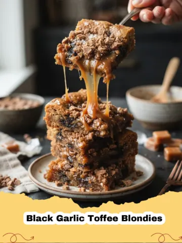 The Unexpected Delight: Black Garlic Toffee Blondies That Will Amaze Your Taste Buds