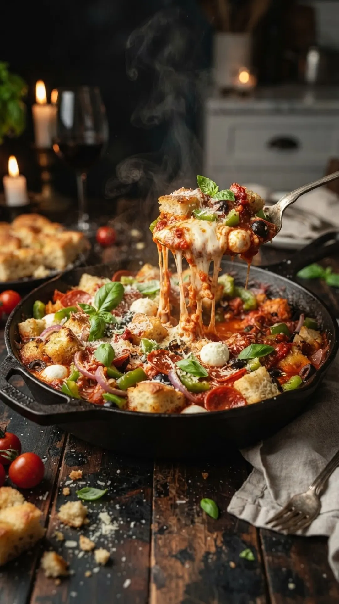Chicago Deep-Dish Panzanella Salad Preparation
