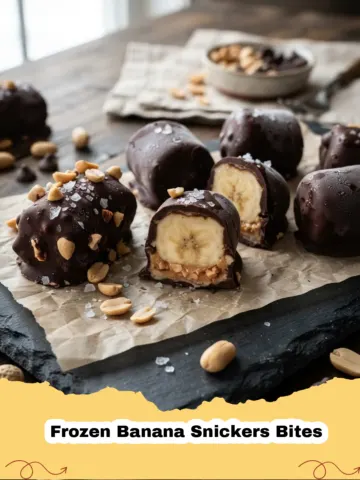 The Ultimate Sweet & Salty Treat: Irresistible Frozen Banana Snickers Bites