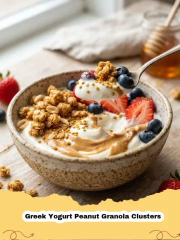 The Ultimate Grab-and-Go: Irresistible Greek Yogurt Peanut Granola Clusters