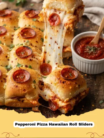 Easy & Irresistible: The Ultimate Pepperoni Pizza Hawaiian Roll Sliders