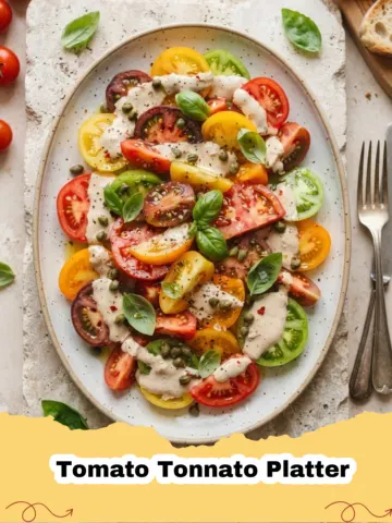The Ultimate Summer Delight: Fresh Tomato Tonnato Platter